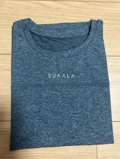 ホットヨガ　SUKALA メンズノースリーブ　ヨガウェアM ネイビー色