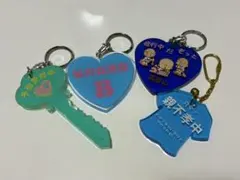 昭和レトロ観光地キーホルダー４点セット