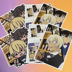 安室透 SEGAラッキーくじ J賞 ブロマイド&ステッカーセット