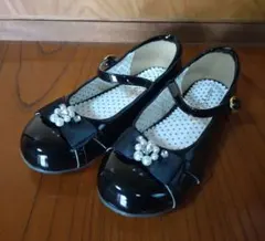 ブラック　フォーマルシューズ　21cm