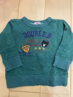 ミキハウス ダブルビー　トレーナー　100