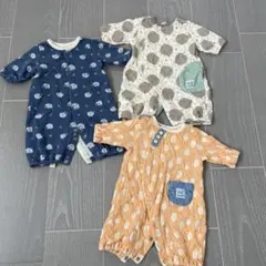 ツーウェイオール　3枚セット　ガーゼ