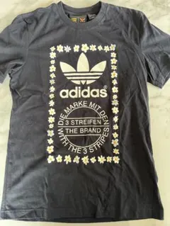 アディダス adidas ファレルウィリアムス Ｔシャツ フラワープリント 刺繍