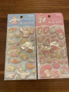 韓国 サンリオマシュマロシール ぷっくりシール　マイメロ　シナモン