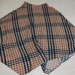 INÉD 日本製 素敵なチェック柄 フレアスカート 7号#263