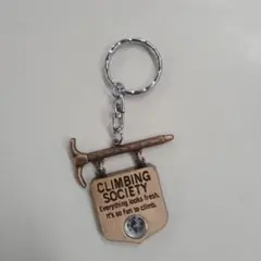 クライミングソサエティ 観光地キーホルダー 方位磁石付