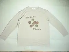 106904 ジェラピケ　ロンT　ベージュ　サイズLのサムネイル