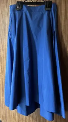 23区　フレアロングスカート　ブルー36