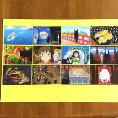 スタジオジブリ　千と千尋の神隠し　ポストカード　 １２枚セット