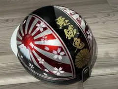 君が代 富士日章 コルク半 ヘルメット 旧車會 暴走族 軽スロ