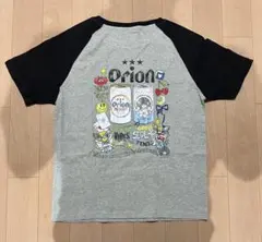 新品未使用 オリオンビール tシャツ Lサイズ ラグラン グレー×ブラック