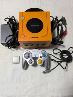 オレンジ ゲームキューブ 本体 セット