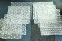 ホワイトレース生地 約47×約50cm×8枚セット
