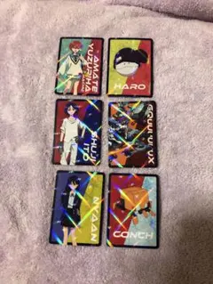 新品、未使用。 ガンダム　イラストカード6枚セット。 フルコンプリート。