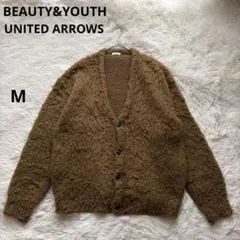 【美品】BEAUTY&YOUTH ユナイテッドアローズ カーディガン オリーブM