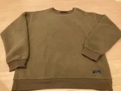 RAGEBLUE ボアトレーナー ボアスウェット ブラウン ボアフリースクルー