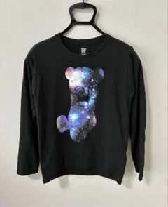グラニフ コントロールベア　ロンT ロングTシャツ　長袖　カットソー　黒