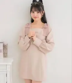 レトロガール　RETRO GIRL 肩リボン　ワンピース