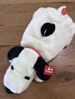 【美品】スヌーピー　寝そべりティッシュカバー　ぬいぐるみ　ティッシュカバーのサムネイル