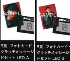 オンラインくじB賞　LEO（Aと B）セット