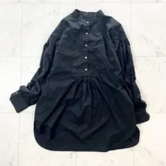 極美品 KEINA RITA バンドカラー パフスリーブ バルーンブラウス 