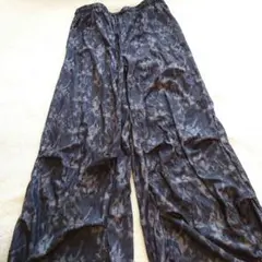 新品　カジュアル　パンツ　コーデュロイ風　XXL　ウエストゴム　濃グレー