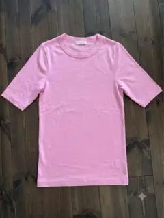 MACPHEE ピンク 半袖Tシャツ　トゥモローランドのサムネイル