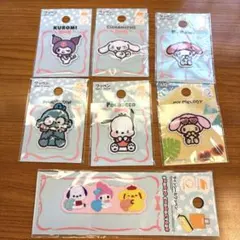 サンリオ　日焼け　ワッペンシール　7点セット