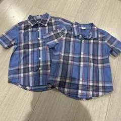 GAP チェック柄シャツ 2枚セット 2歳、4歳