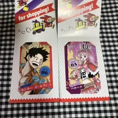 ワンピース　ジャンプショップ　ミニブロマイド　ルフィ　ペローナ