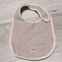 familiar ストライプ柄スタイ ピンク系