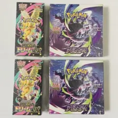未開封BOX】ポケモンカード アビスアイ×3 メガシンフォニア×1【4BOX