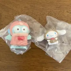サンリオキャラクターズ　おともだちきぐるみフィギュア　シナモロール＆ハンギョドン