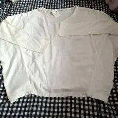 新品❣❣earth music&ecology アイボリー 長袖トップス F