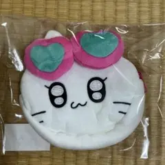 にゃんぱいあ 平成レトロ ダイカット ぬいぐるみ素材 スタンドミラー
