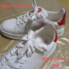 Marc Jacobs THE TENNIS SHOE 41 ホワイト/レッド