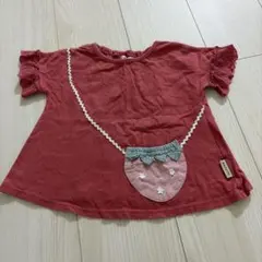 Biquette いちごモチーフ 半袖Tシャツのサムネイル