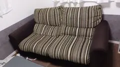 ニトリ　ストライプ柄ソファー