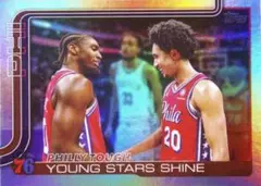 【1357】76ers PHILLY TOUGH YOUNG Topps
