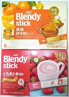【新品】ブレンディスティック 愛媛伊予柑ティー　とちおとめオレ
