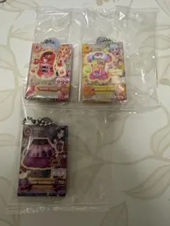 アイカツ!×プリパラ だれでもアクリルチャーム 大空あかり 白樺リサ 堂島ニーナ