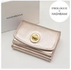 ■Hashibami ジェムストーン レザーミニウォレット■ピンクゴールドのサムネイル