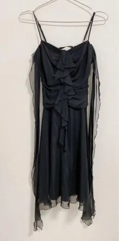 美品EMOTIONALL DRESSES 36 ブラック　ワンピースドレス　ラメのサムネイル