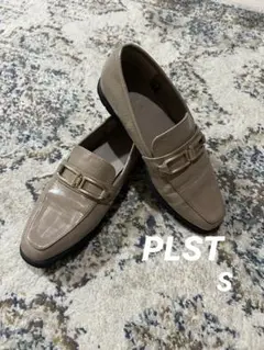 美品✨完売品 PLST フェイクレザービットローファー S