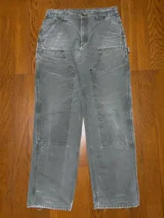 カーハート ダブルニー ダックペインターパンツ フェード グレー w38