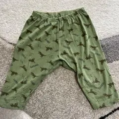 恐竜柄オリーブグリーンパンツ 100cm