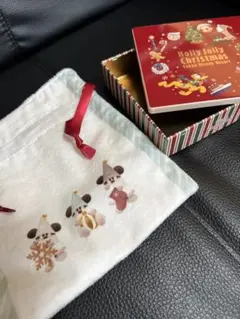 リルリンリン きんちゃく/お菓子缶 セット ディズニークリスマス 2025