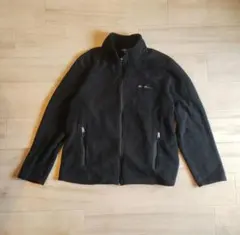 ブラック フリースジャケット
