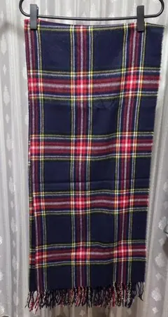 大判マフラー タータンチェック柄