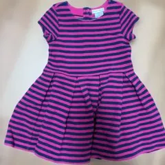 ラルフローレン　ピンクネイビー　ワンピースのサムネイル